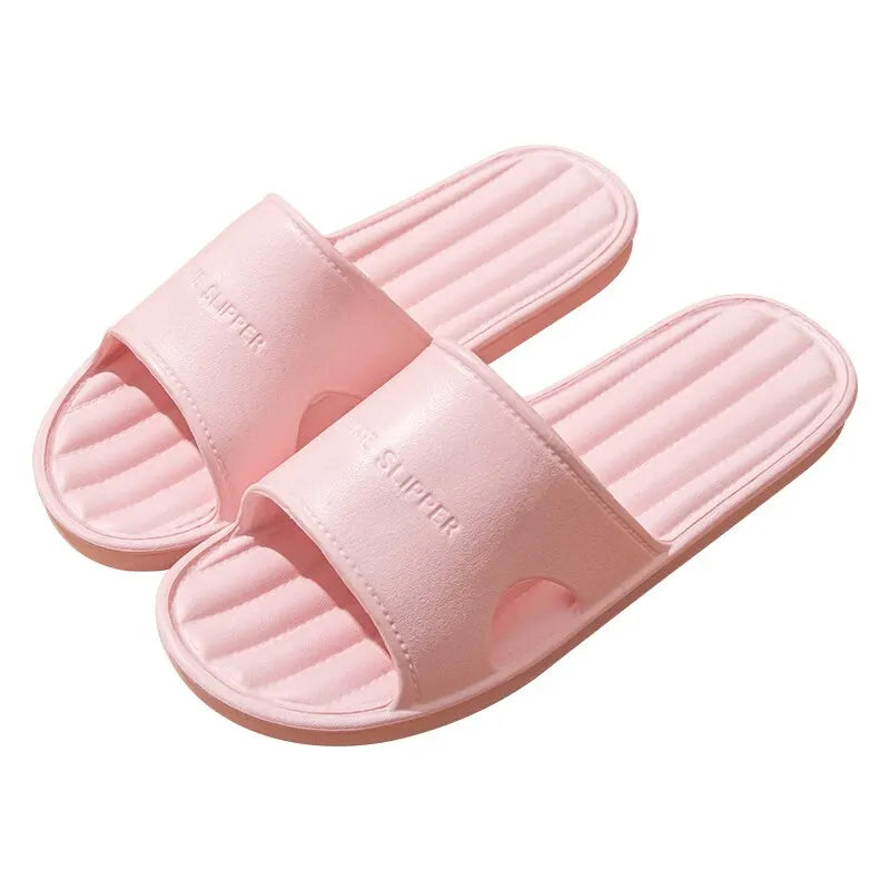 Feslishoet Spring Ladies Footwear Flat New Summer Women Indoor Home Slippers Non Slip Slides Bathroom House Shoes