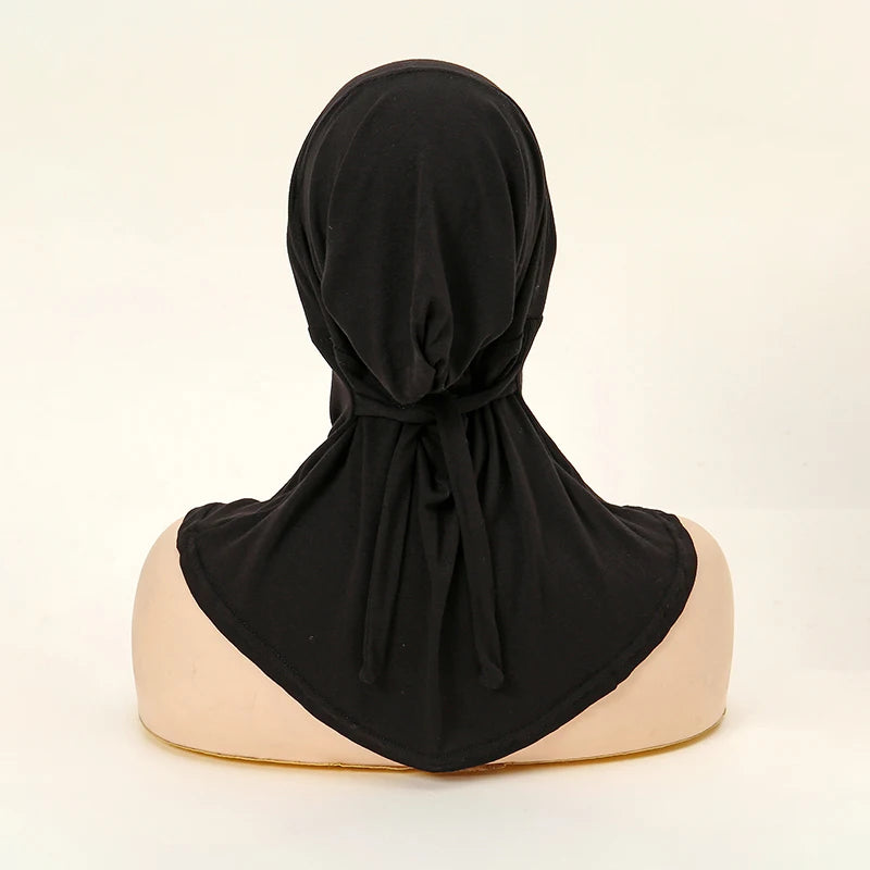 Wholesale Ready To Go wear Instant Hijab for Ladies Tie Back Premium Quality Jersey Scarf Cotton Neck Cover Muslim Woman Hijabs