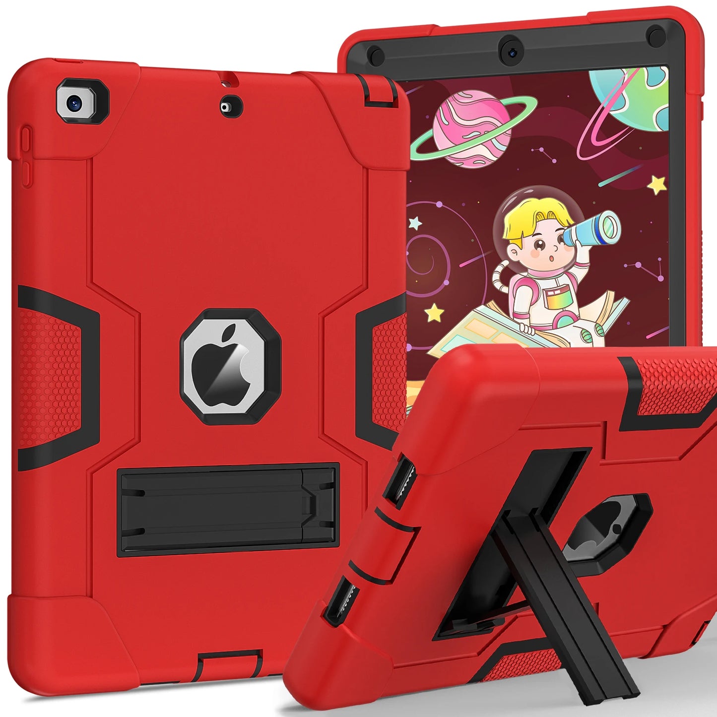 Rugged Case For New iPad 9.7 2017 2018 (5th 6th Genetation) Model A1822 A1823 A1893 A1954 3-Layer Protection Cover Shockproof