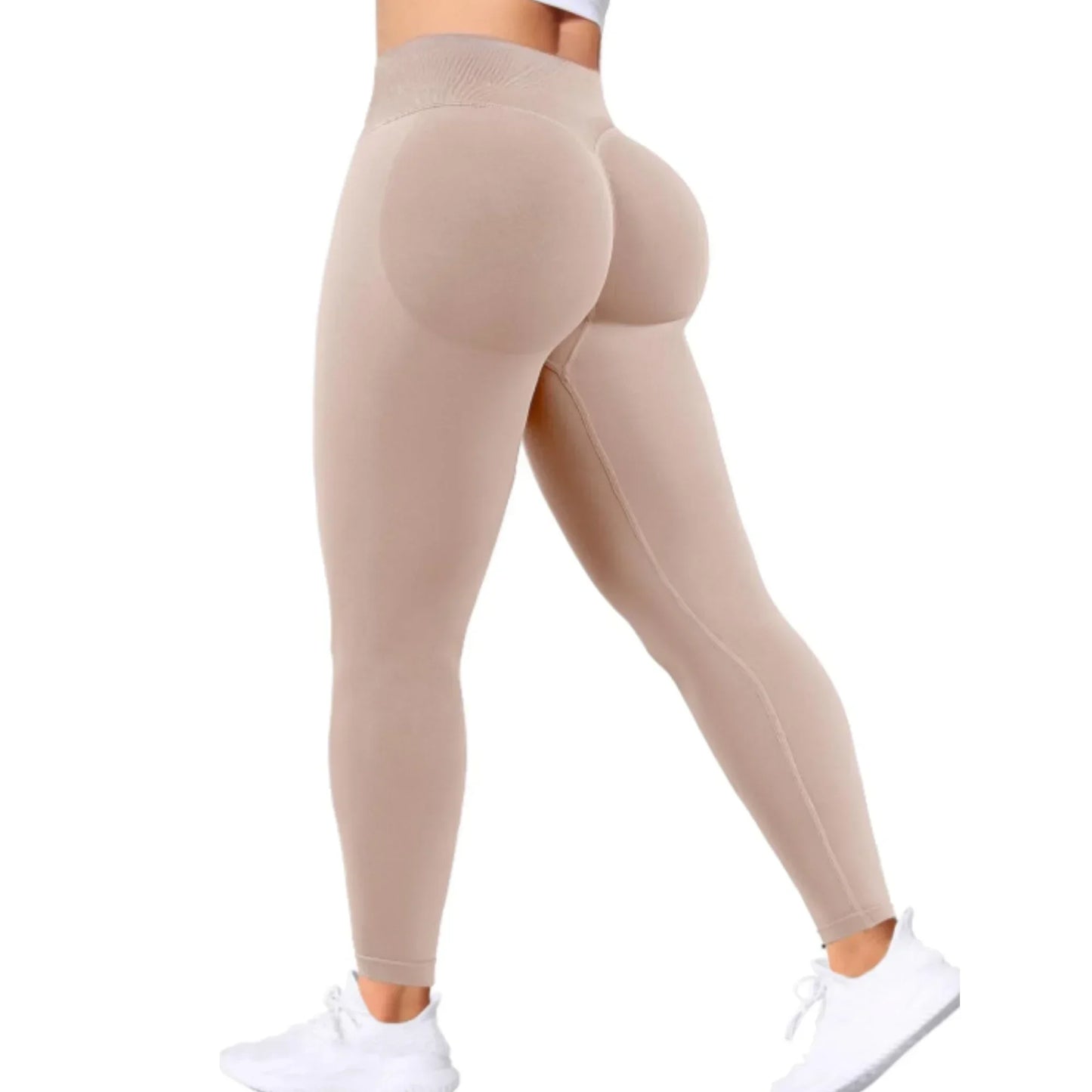 Summer Women's Gym Yoga Exercise Pants Three Leg Waist Tight and Sexy Hip Lifting Seamless Pants Fitness Exercise Yoga Pants