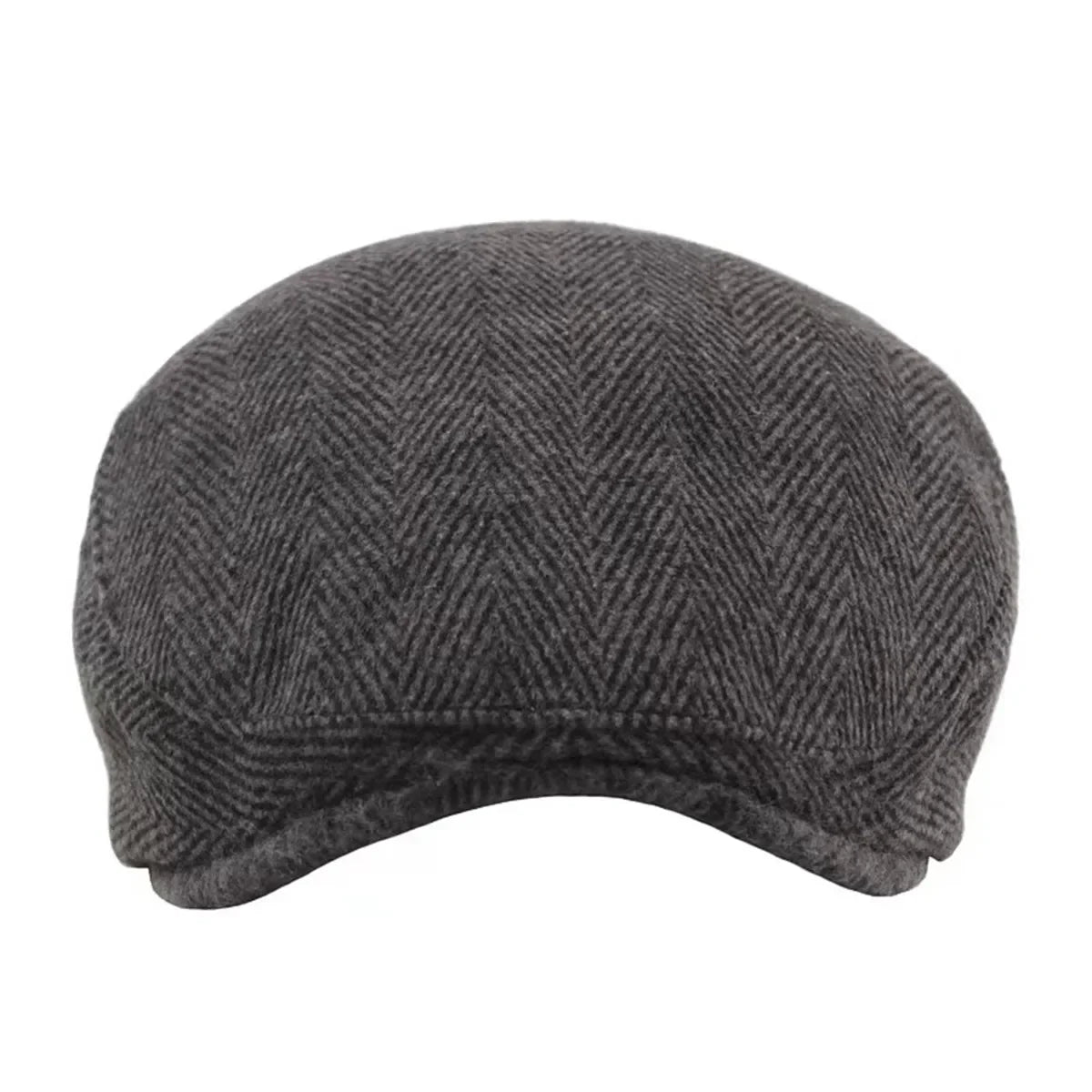 Retro Coarse Grain Fluff Newsboy Caps Men British Painters Hats Autumn Winter Berets Herringbone Flat Cap Hip Hop Berets