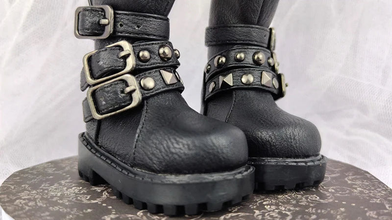 1/4 Bjd Shoes Msd Casual Punk Military Boots 1/3 Bjd Doll Snow Boots Shoes For Dollfie DREAM MID DK LUTS SOOM DOD Dollmore Luts
