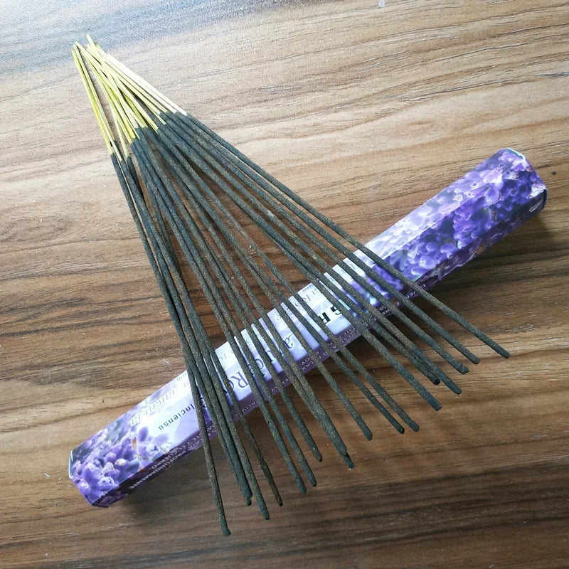 Y Indian Incense Sticks Royal Lavender OUDH Sage Smudge Incense 20pcs/box Meditation Aromatherapy Cense Small Business Supplies