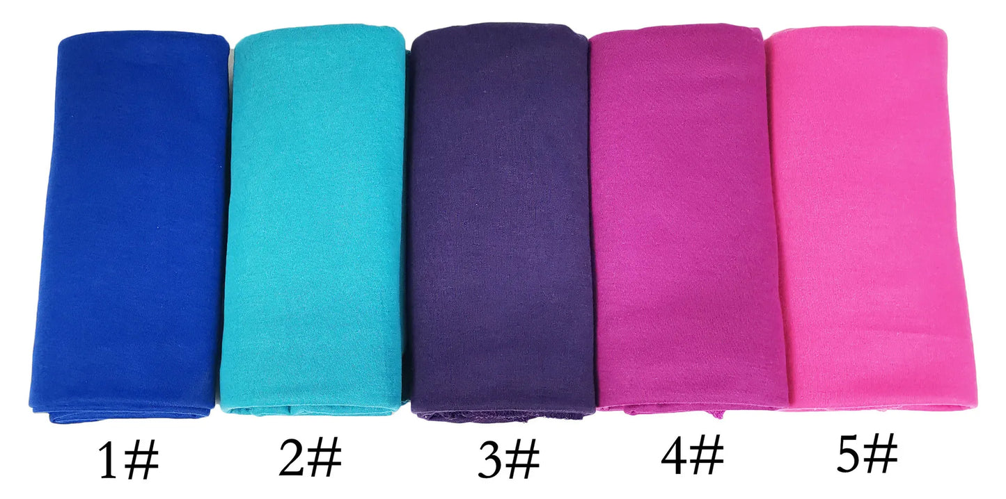 Hot Double Loop Jersey Hijabs Instant Hijab Scarf Women Muslim Headscarf Cotton Shawls Islamic Bandana Turbans for Women Turban