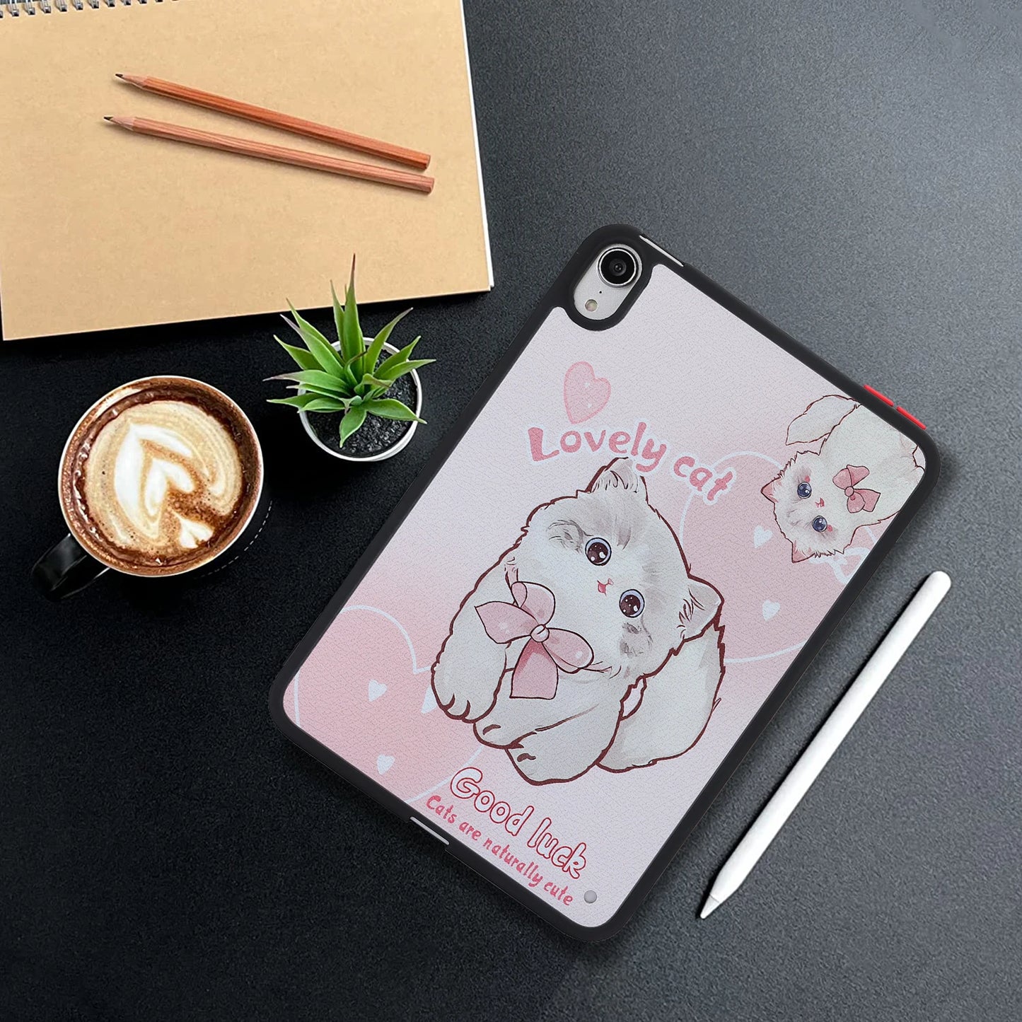 Case Universal For iPad Pro 12.9 2022 2021 2020 2018 6th 5th 4th 3rd Generation Cute Funda Printed Cover PC TPU Protective Shell