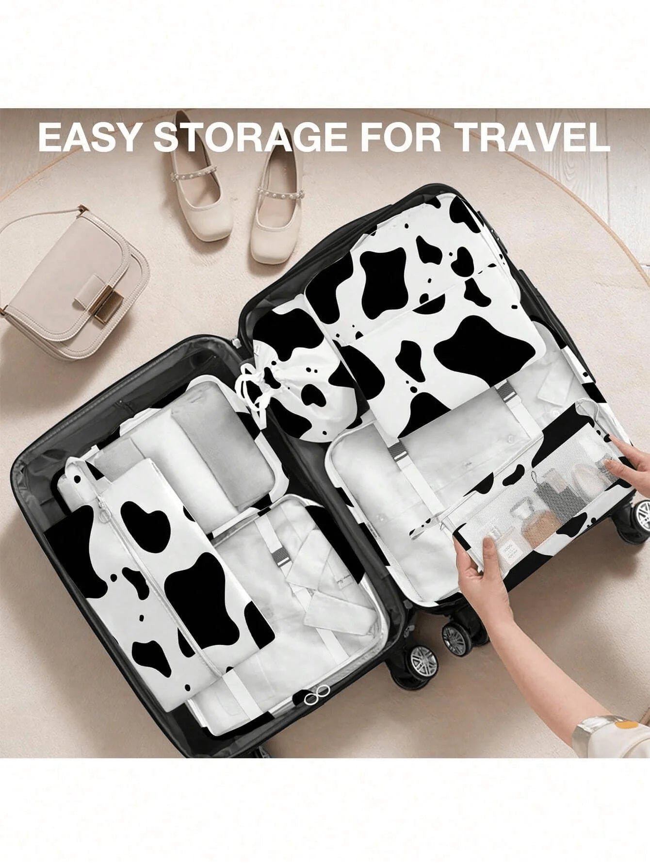 8pcs Travel Storage Bags Portable Travel Suitcases Organizer Travel Bag For Luggage Organizer Clothes Shoes Bag