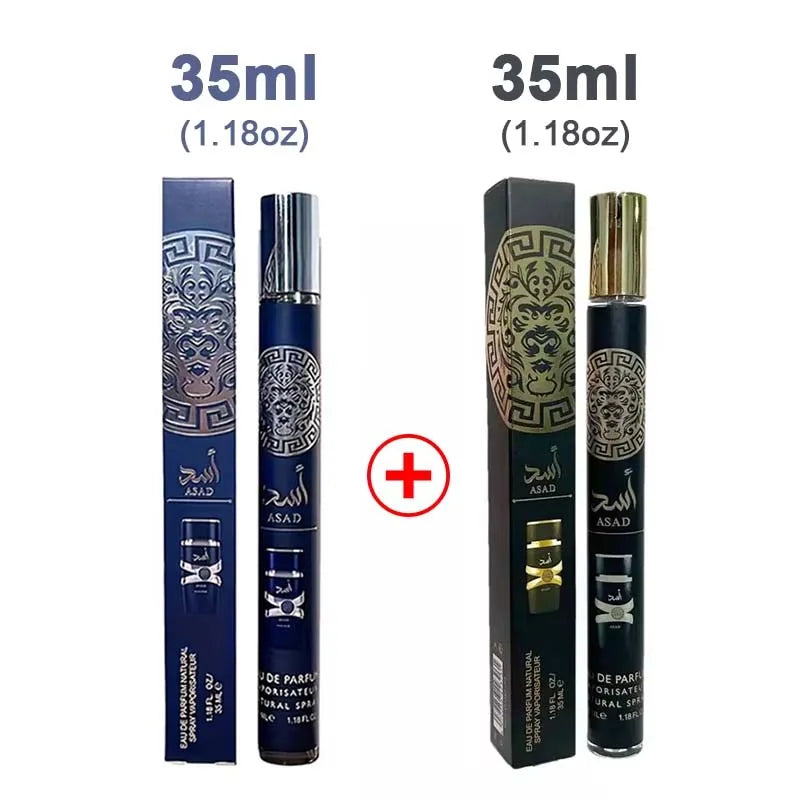 2PCS 35ml Yara Perfume Long Lasting Gourmand Fragrance Eau de Parfum Spray Arabian Perfumes For Men's & Women Portable Perfume