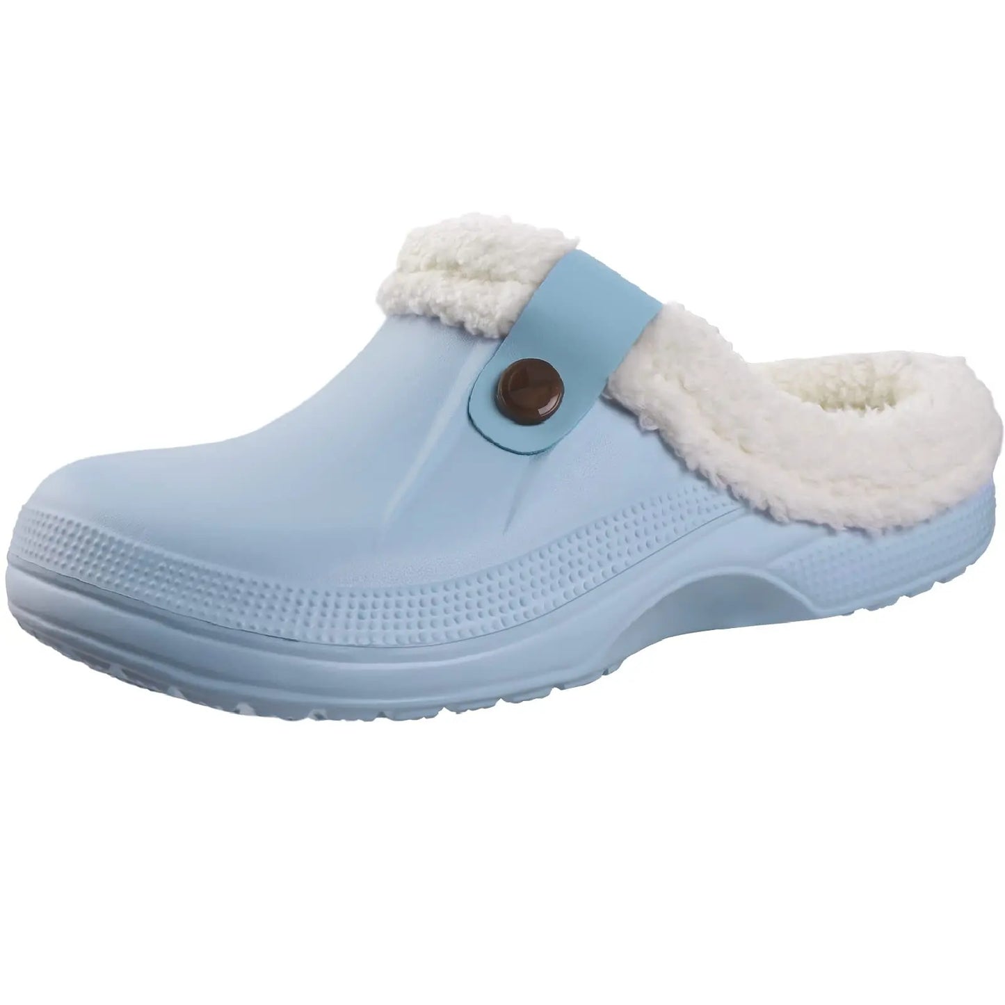 Bebealy Classic Women Men Garden Shoes Outdoor Men Antiskid Slippers Warm Women Waterproof Slippers Indoor Fuzzy Fluffy Slippers