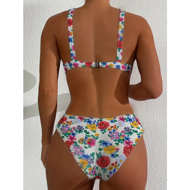Sexy Bikini Swimsuit Women's Triangle Split Thermal Spring 2025 Trendy Swimwear Trendsetting Chinese Brand Female Bathing Suit