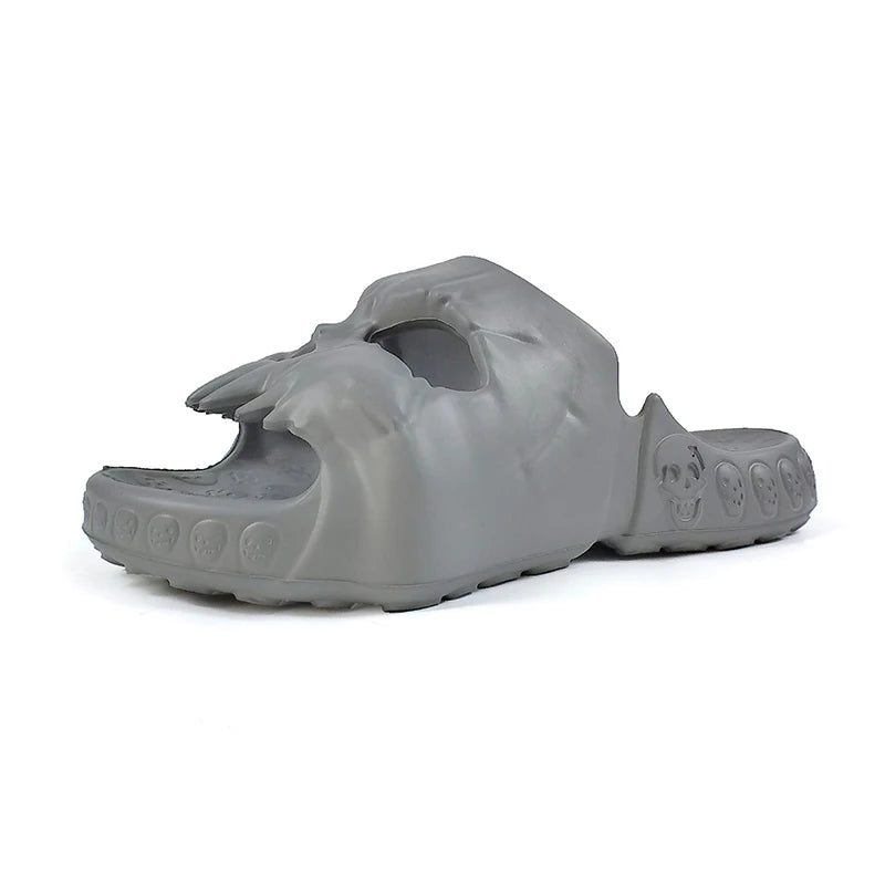 Same style home slippers for men and women, hotel shower avatar, skull, fashionable sandals