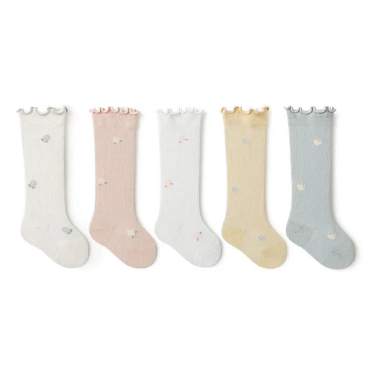 Summer Lovely Baby Socks Thin Newborn Over-Knee Long Tube Cotton Stockings Infant Anti-mosquito Socks