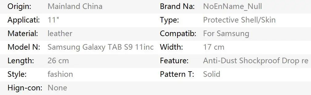 For Samsung Galaxy TAB S9 11inch Tablet Leather Material Is Dust-Proof Drop-Proof Scratch-Proof And Comes With A Sleep Function