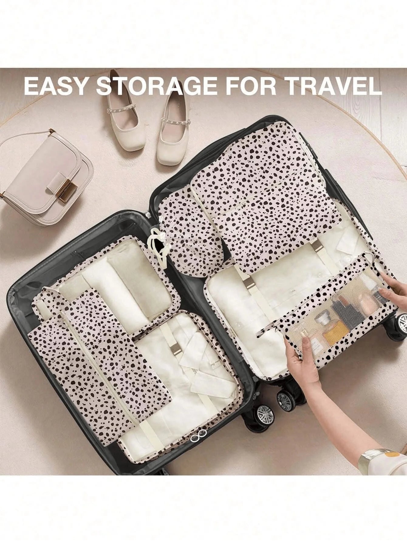 8pcs Travel Storage Bags Portable Travel Suitcases Organizer Travel Bag For Luggage Organizer Clothes Shoes Bag