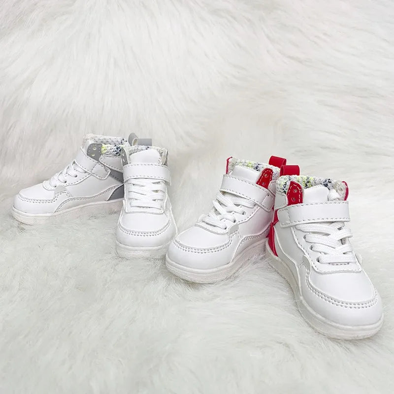 SD/BJD 1/3 1/4 doll shoes casual shoes high top board shoes small white shoes