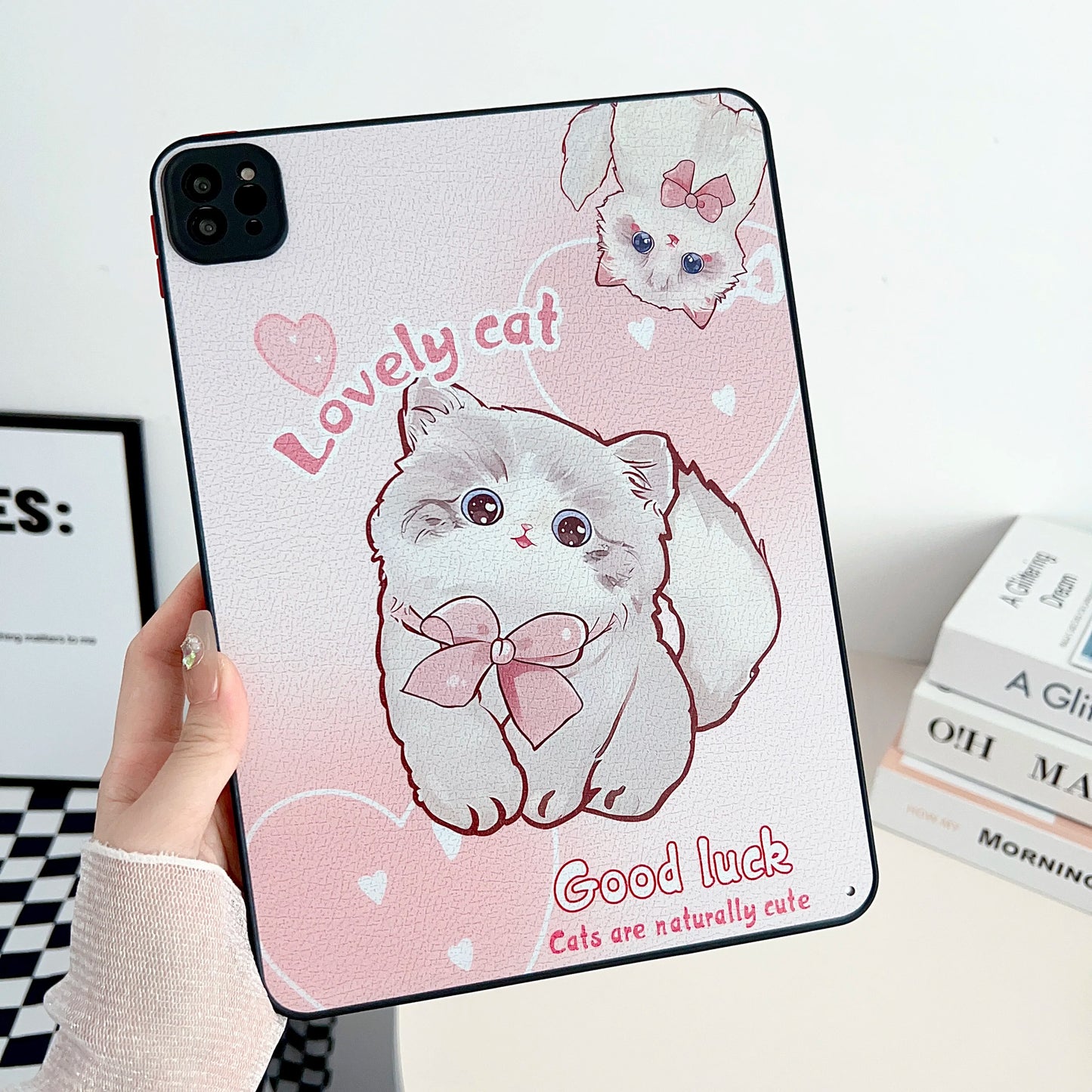 Case Universal For iPad Pro 12.9 2022 2021 2020 2018 6th 5th 4th 3rd Generation Cute Funda Printed Cover PC TPU Protective Shell