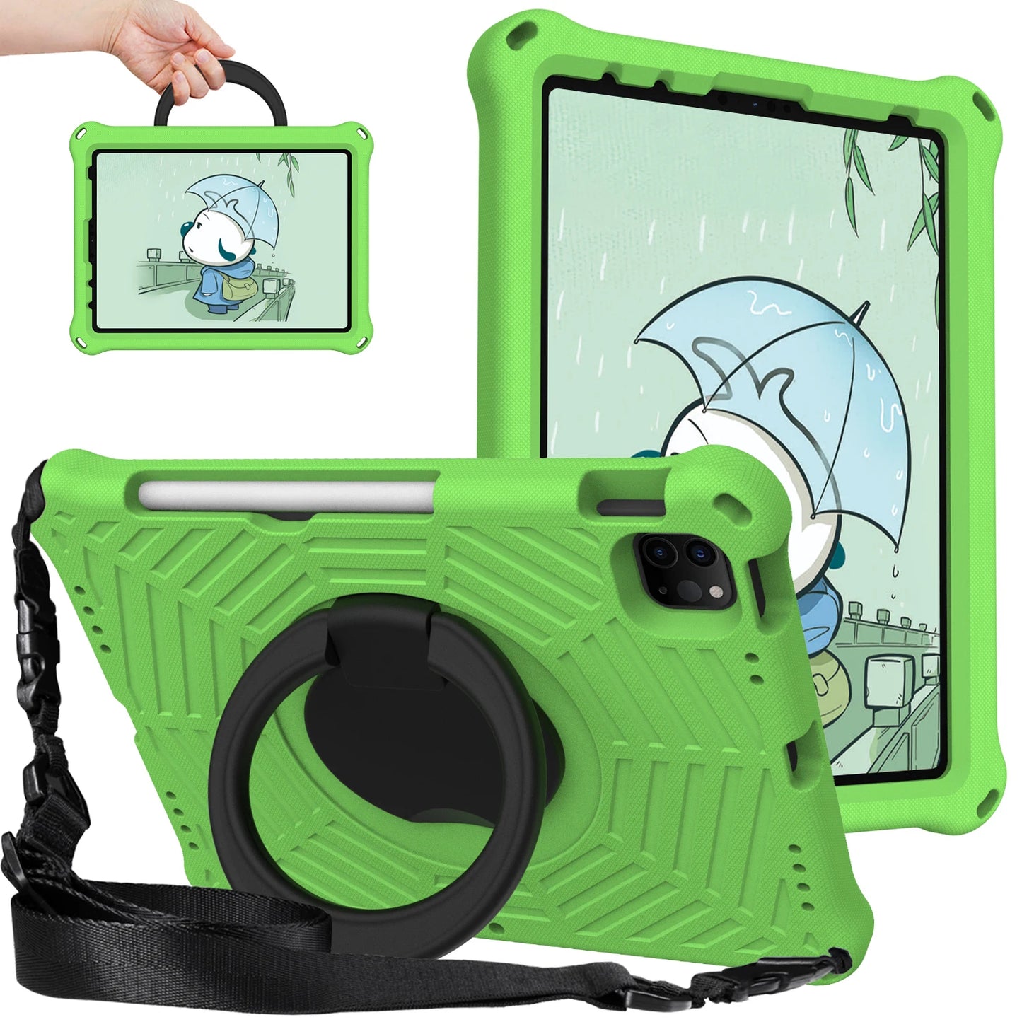 Rotating Case For iPad 10th 2022 Air 4 5 Pro 11 2018 2020 2021 2022 10.2 7-8-9th 10.5 9.7 in ch Mini 1 2 3 4 5 6 EVA Stand Cover