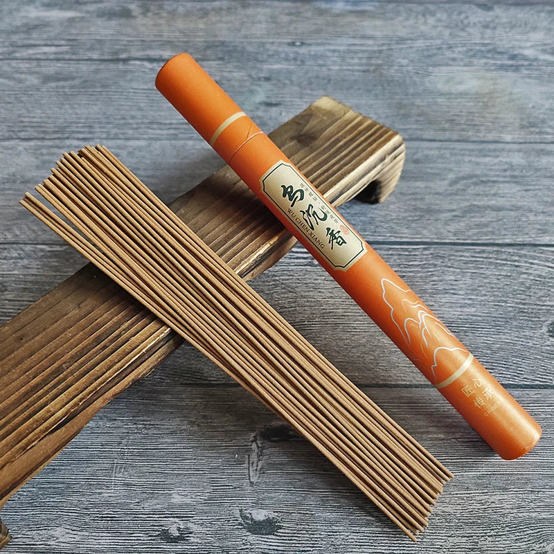 FY 40Pcs Natural Sandalwood Incense Sticks Tea Room Yoga Home Incense Stick Aroma Blessing Ceremony Pray Buddha Aromatherapy