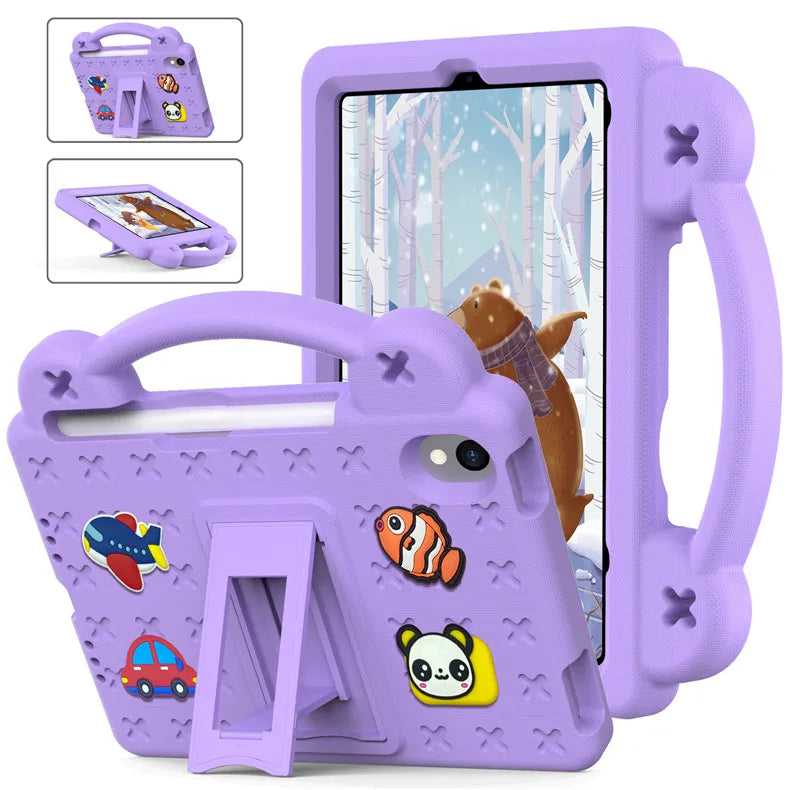 EVA Bear Stand Case For iPad 10th Air 4 5 10.9 Pro 11 10.5 9.7 2017 2018 Air 3 2 1 10.2 7-8-9th Kids Cover For Mini 1 2 3 4 5 6