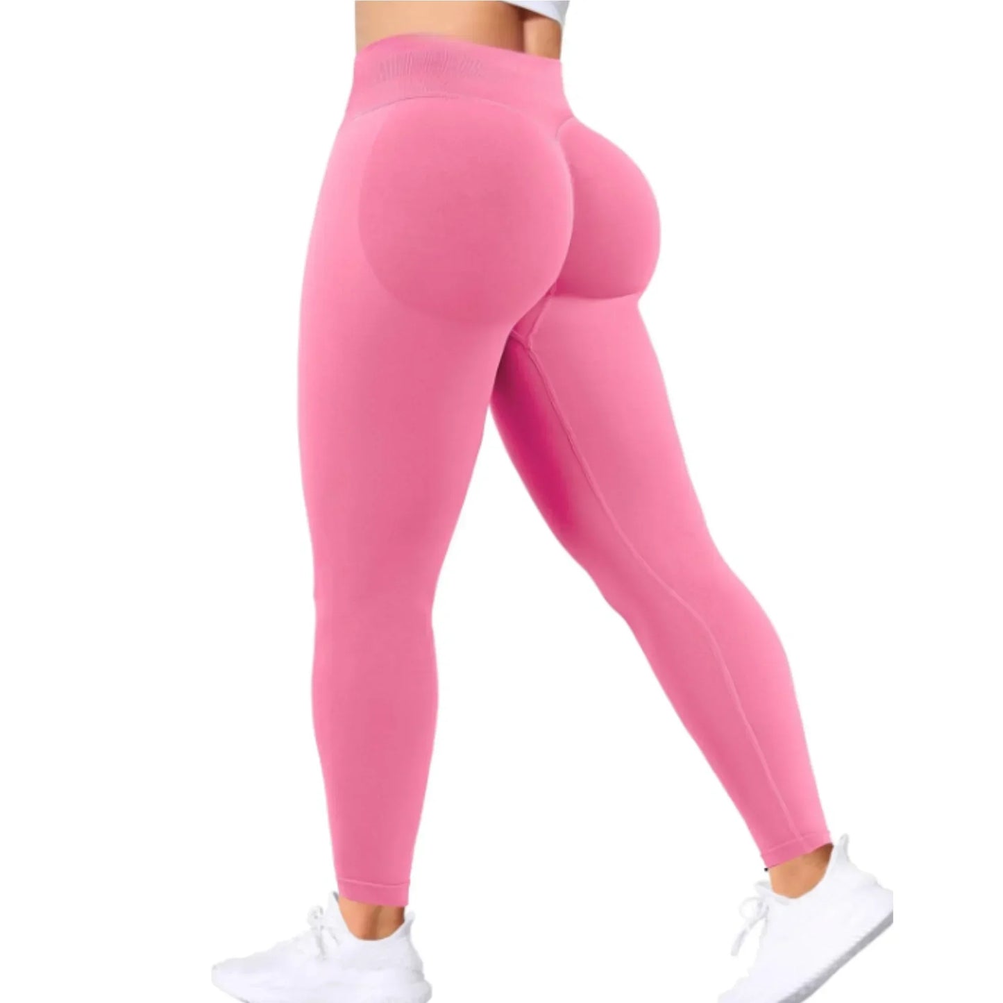 Summer Women's Gym Yoga Exercise Pants Three Leg Waist Tight and Sexy Hip Lifting Seamless Pants Fitness Exercise Yoga Pants