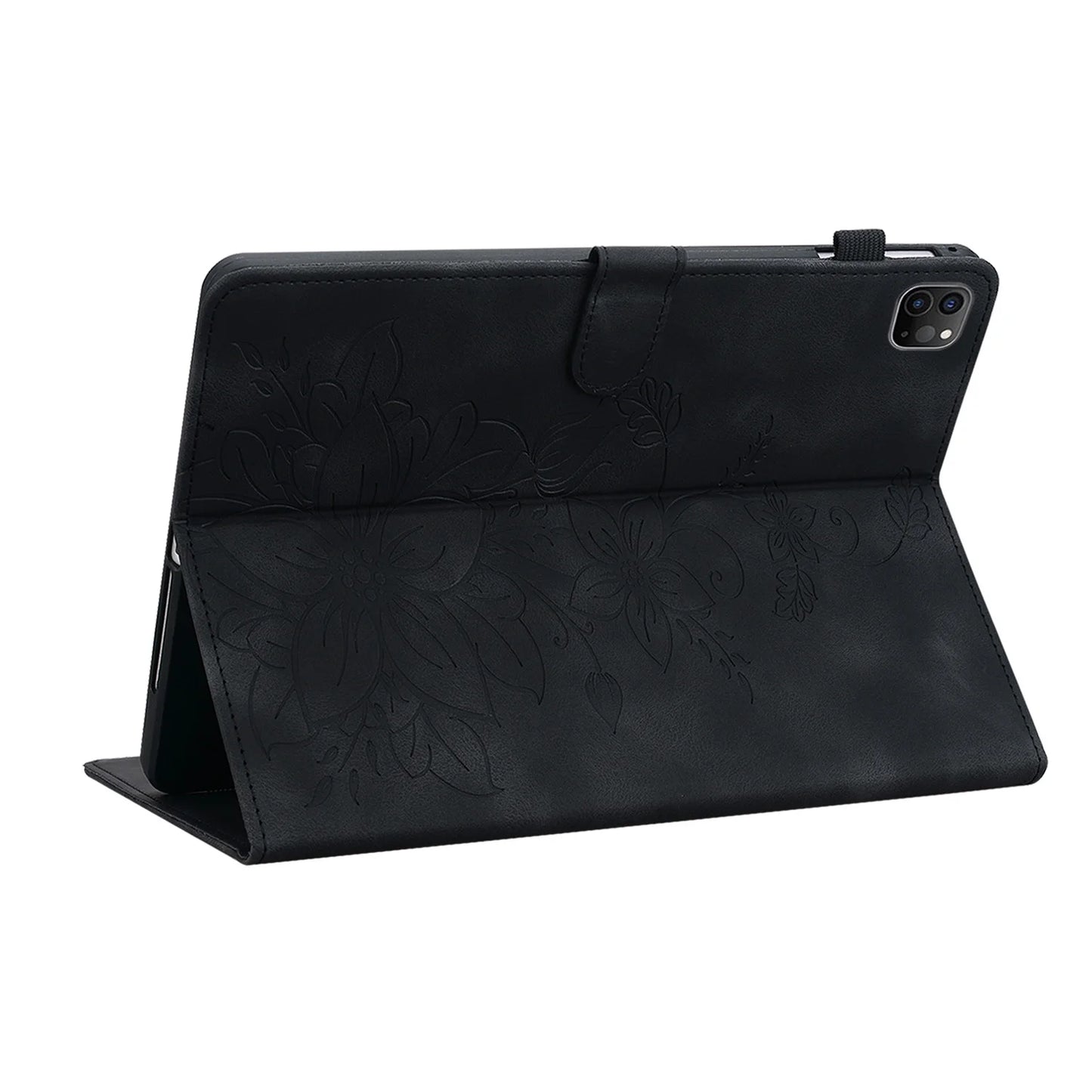 Flip Stand Case for iPad Air 4 5 10.9 10th 10.5 10.2 7th 8th 9th Pro 11 9.7 Emboss PU Leather Cover for iPad Mini 1 2 3 4 5 6