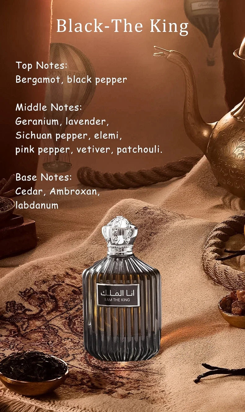 100ml Men Original Arabic Perfume Hombre Spray Perfumes Cologne Long-Lasting Perfume Fragrance Deodorants Women Gift For Men