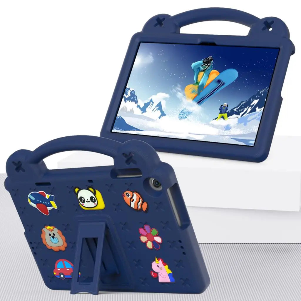 EVA Stand Case For Lenovo Tab M8 4th Gen TB-300XU TB-8505F 8506F 8705F Shockproof Kids DIY Cover For K10 M10 P10 Holder Strap