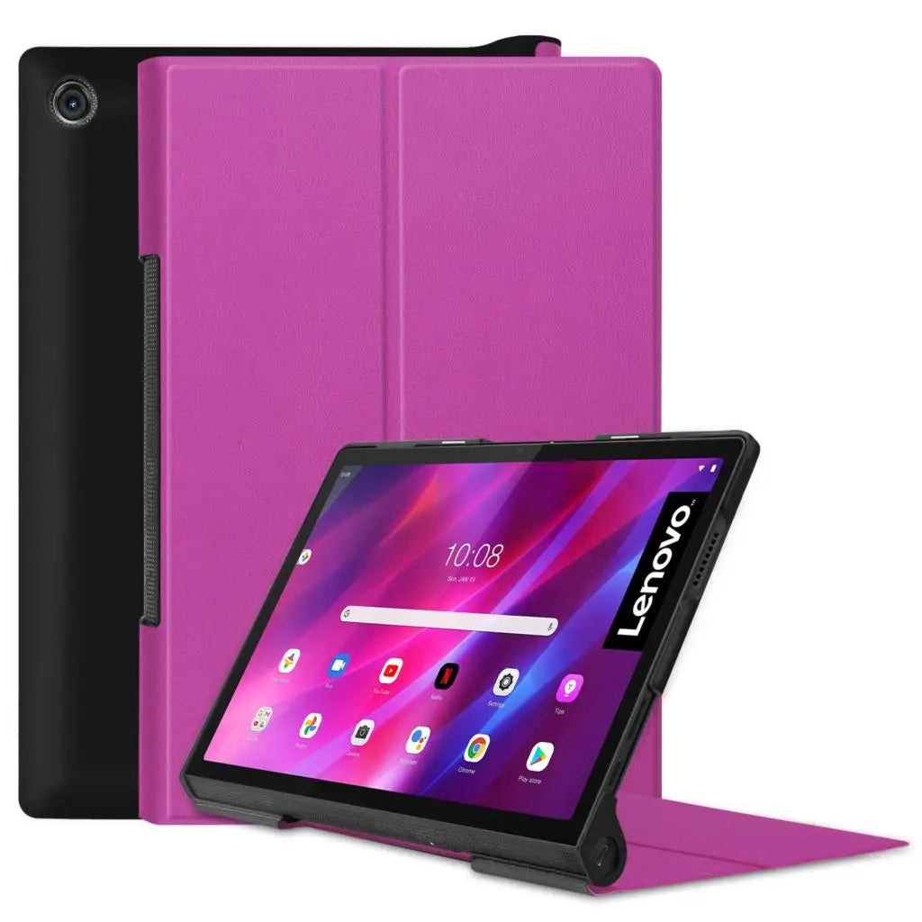 Luxury PU Leather Case For Lenovo Yoga Tab 13 11 YT-K606F YT-J706F 2021 Yoga Smart Tab  10.1 2019 YT-X705F YT-X705X Stand Cover