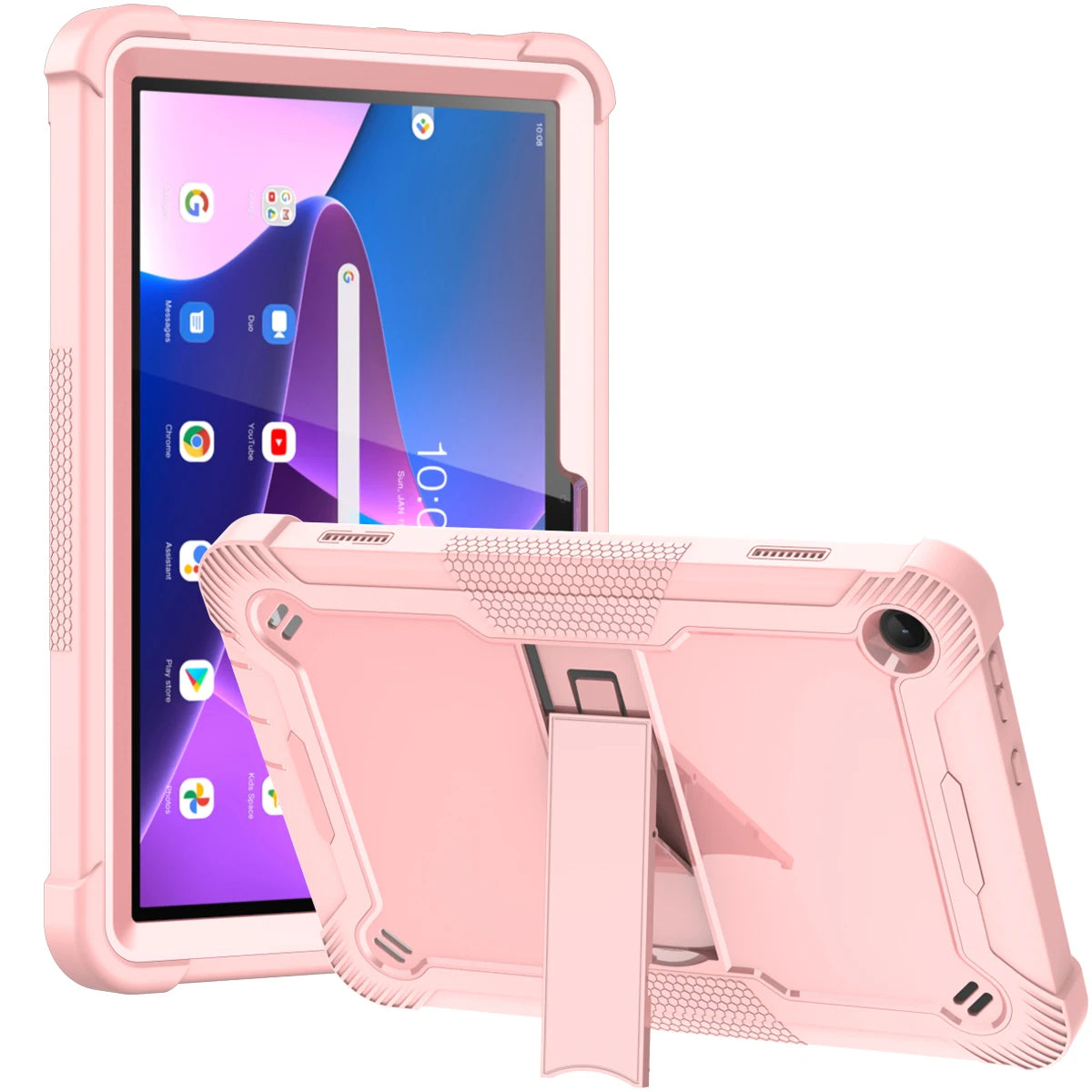 Armor Case For Lenovo Tab M10 Plus 3rd Gen 2022 10.6 TB125FU 128FU Gen3 TB328FU TB328XU HD X606F X306F Shockproof Stand Cover