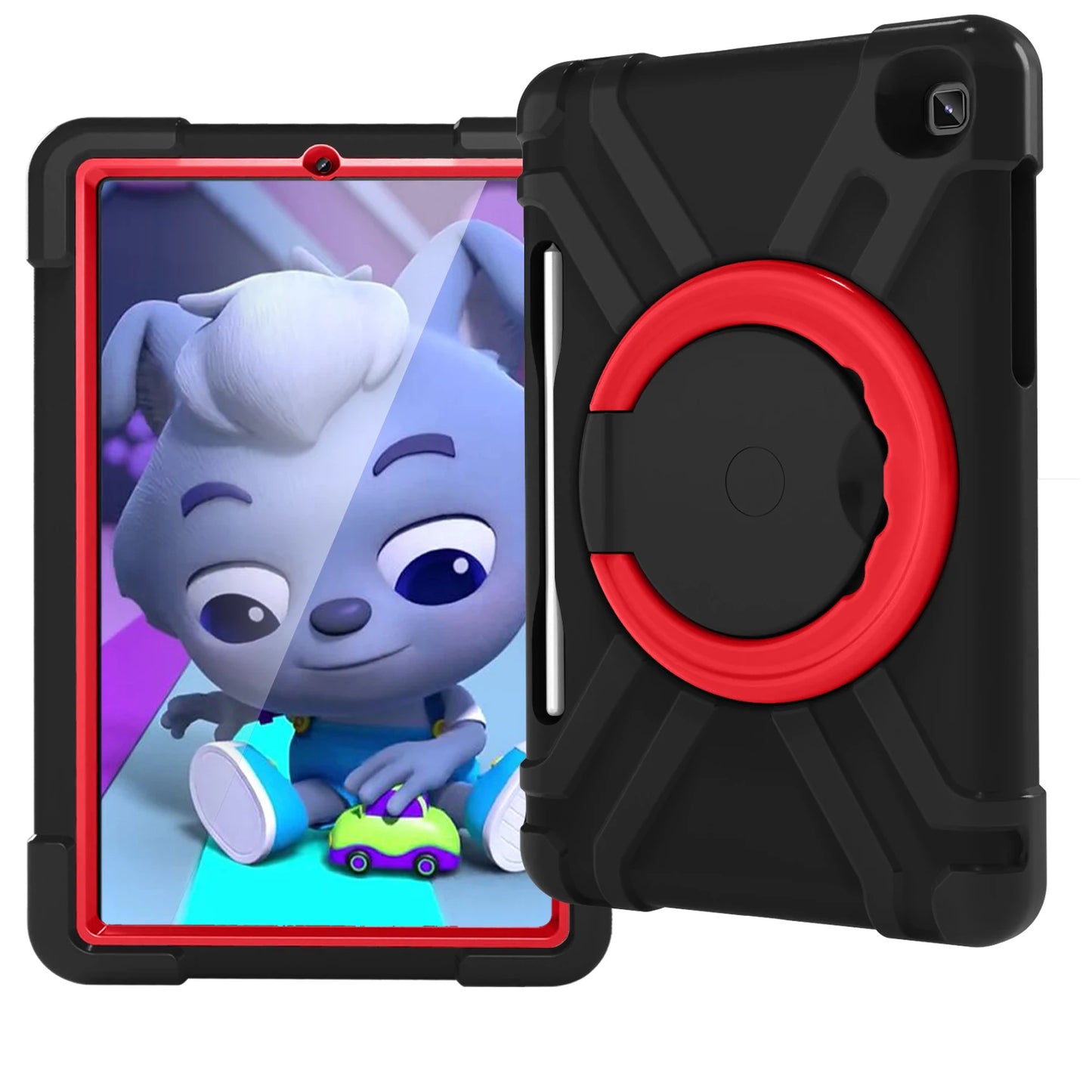 EVA PC Kids Case Universal For Samsung Galaxy Tab S6 Lite10.4 2024 2022 2020 SM-P620 P625 P613 P619 P610 P615 360 Rotation Cover