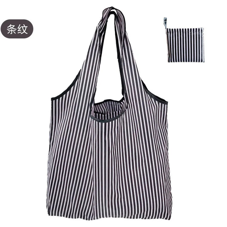 Large Shopping Bag Reusable Eco Bag Grocery Package Beach Toy Storage Bags Shoulder Shopping Pouch Foldable Tote Pouch Package