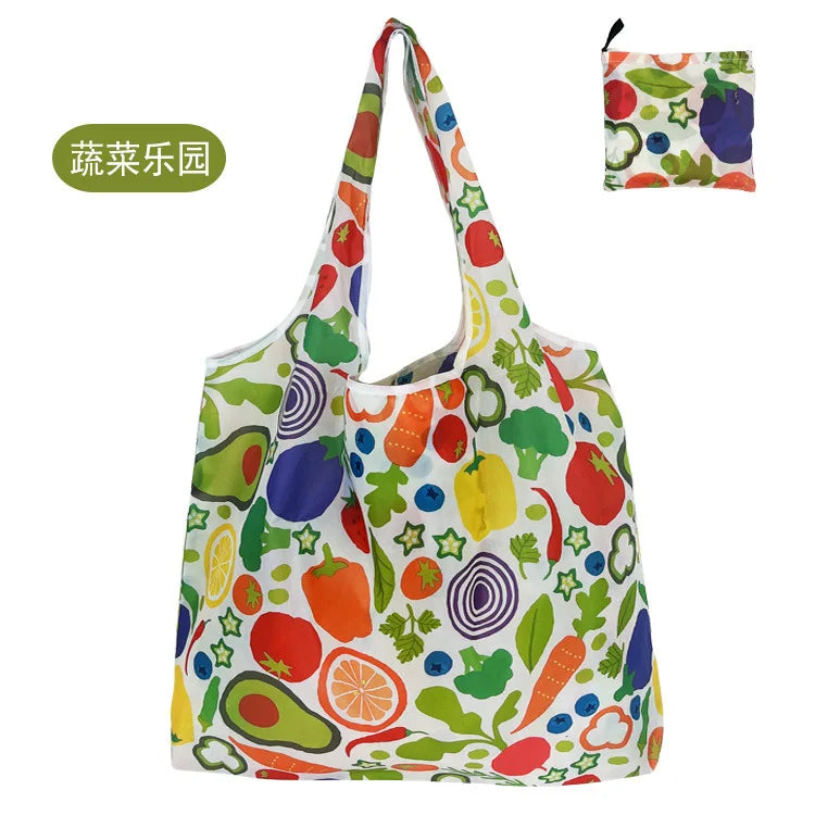 Large Shopping Bag Reusable Eco Bag Grocery Package Beach Toy Storage Bags Shoulder Shopping Pouch Foldable Tote Pouch Package