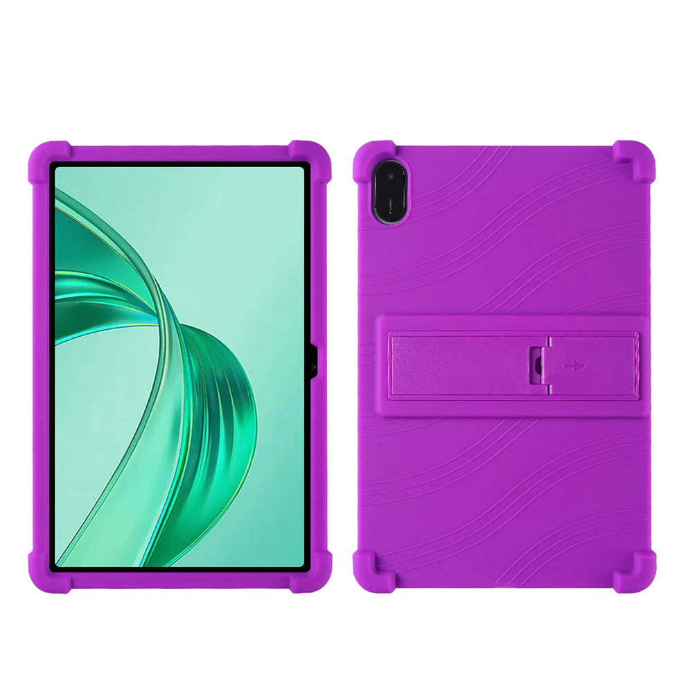 Adjustable Kickstand Case for Huawei Honor Pad X8a 2024 11inch NDL-W09 Multi-angles Soft Silicone Cover Kids Safe Shockproof # R