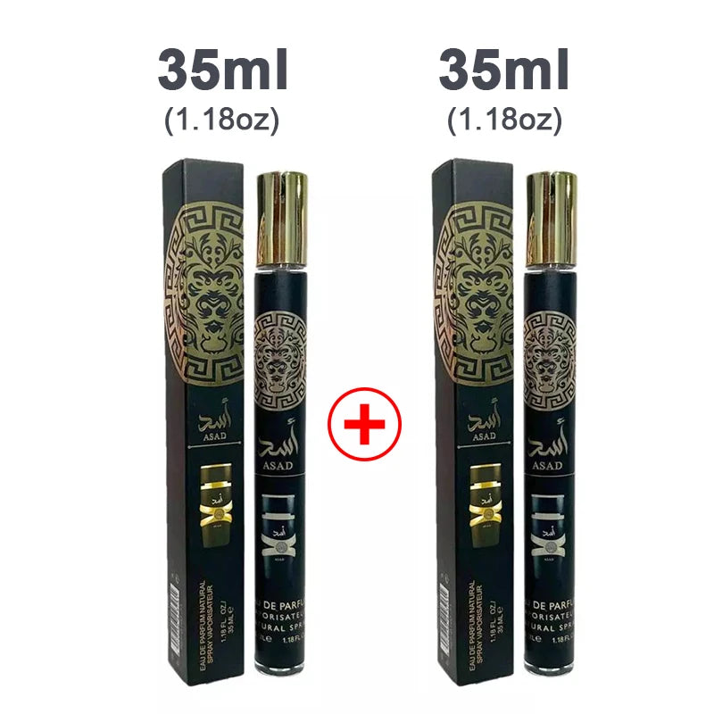 2PCS 35ml Yara Perfume Long Lasting Gourmand Fragrance Eau de Parfum Spray Arabian Perfumes For Men's & Women Portable Perfume