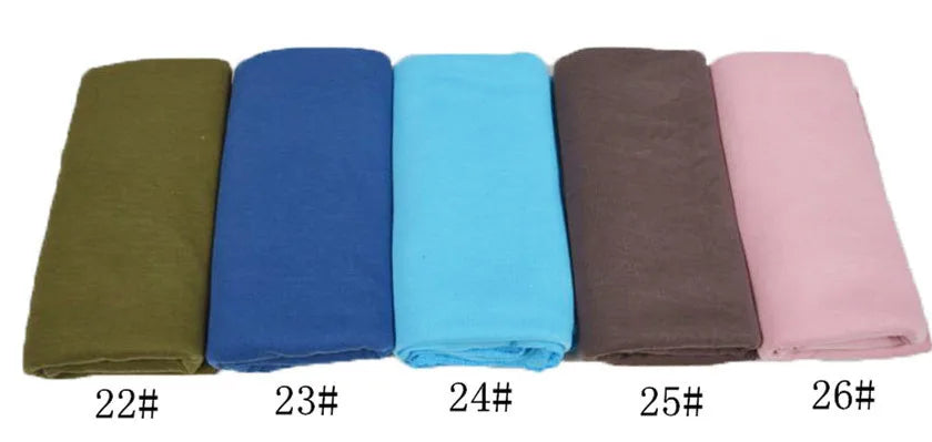 Hot Double Loop Jersey Hijabs Instant Hijab Scarf Women Muslim Headscarf Cotton Shawls Islamic Bandana Turbans for Women Turban