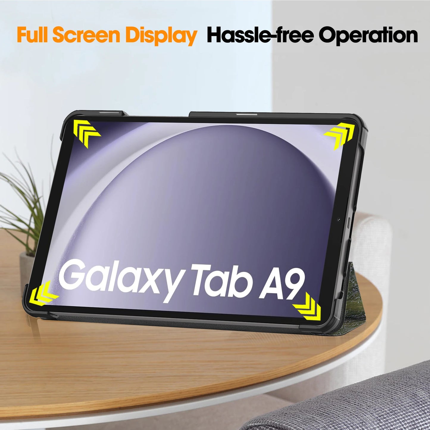 For Samsung Galaxy TAB A9 8.7inch Tablet Leather Material Is Dust-Proof Drop-Proof Scratch-Proof And Comes With A Sleep Function