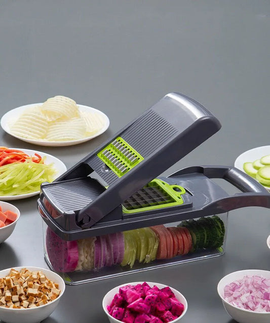 Kitchen Vegetable Slicer Slicer Chopper Diced Shredded And Sliced Slicer Multifunctional Household Vegetable Cutting Tool