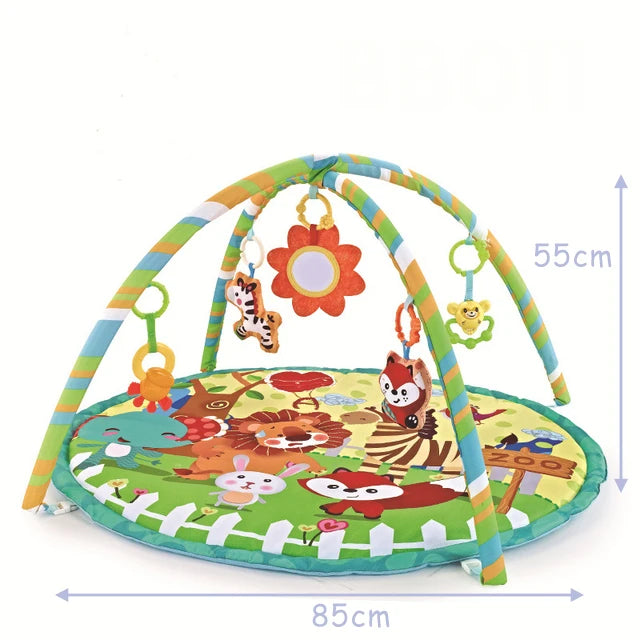 Educational Fitness Frame For Children Play Mat Rack Crawling Blanket Infant Play Rug Gift Kids Activity Mat Gym Baby Toys