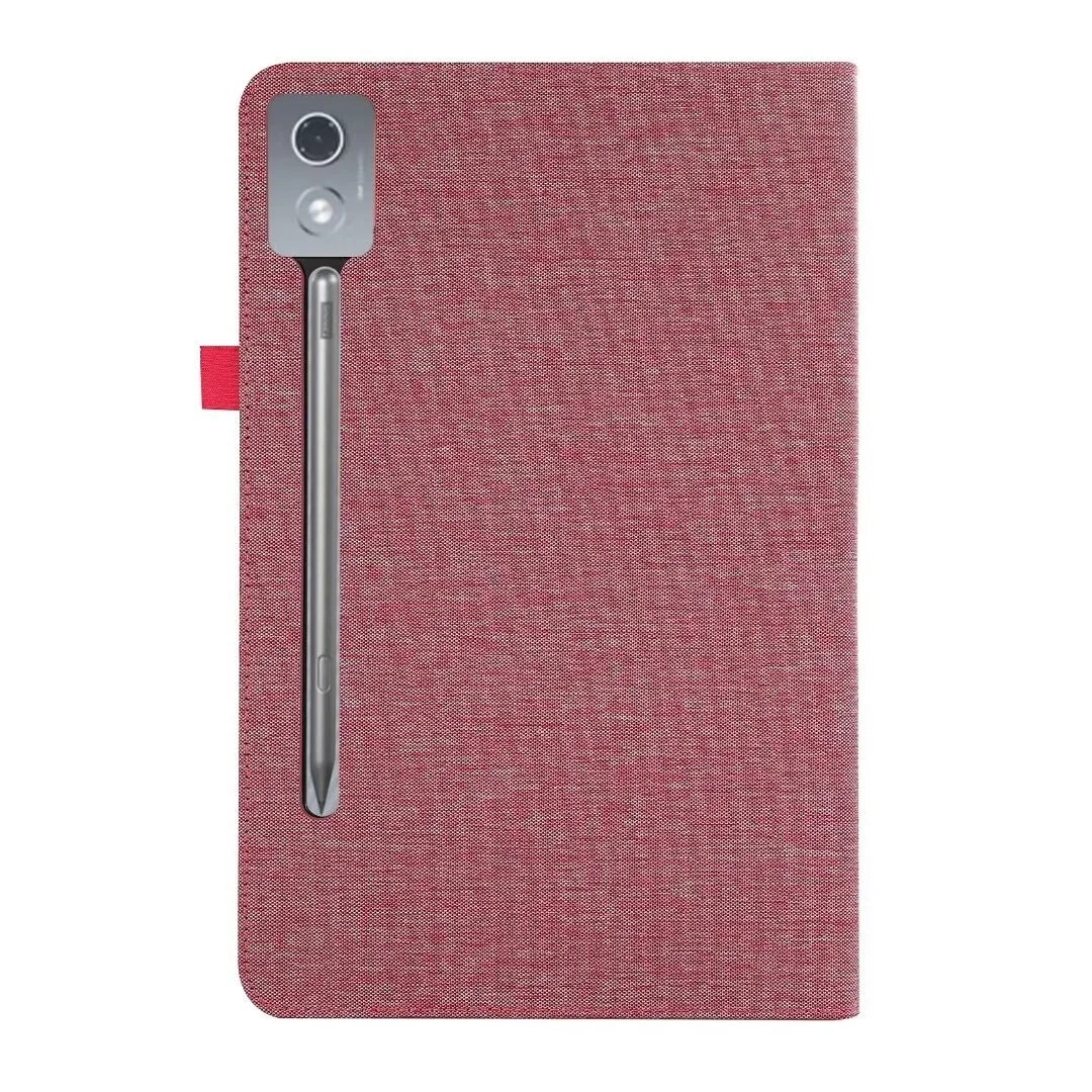 Soft TPU Back Case For Lenovo Xiaoxin Pad Pro 12.7 2nd Gen 2025 TB373FU 375FC Cowboy Stand Cover With Card Pockets Shockproof