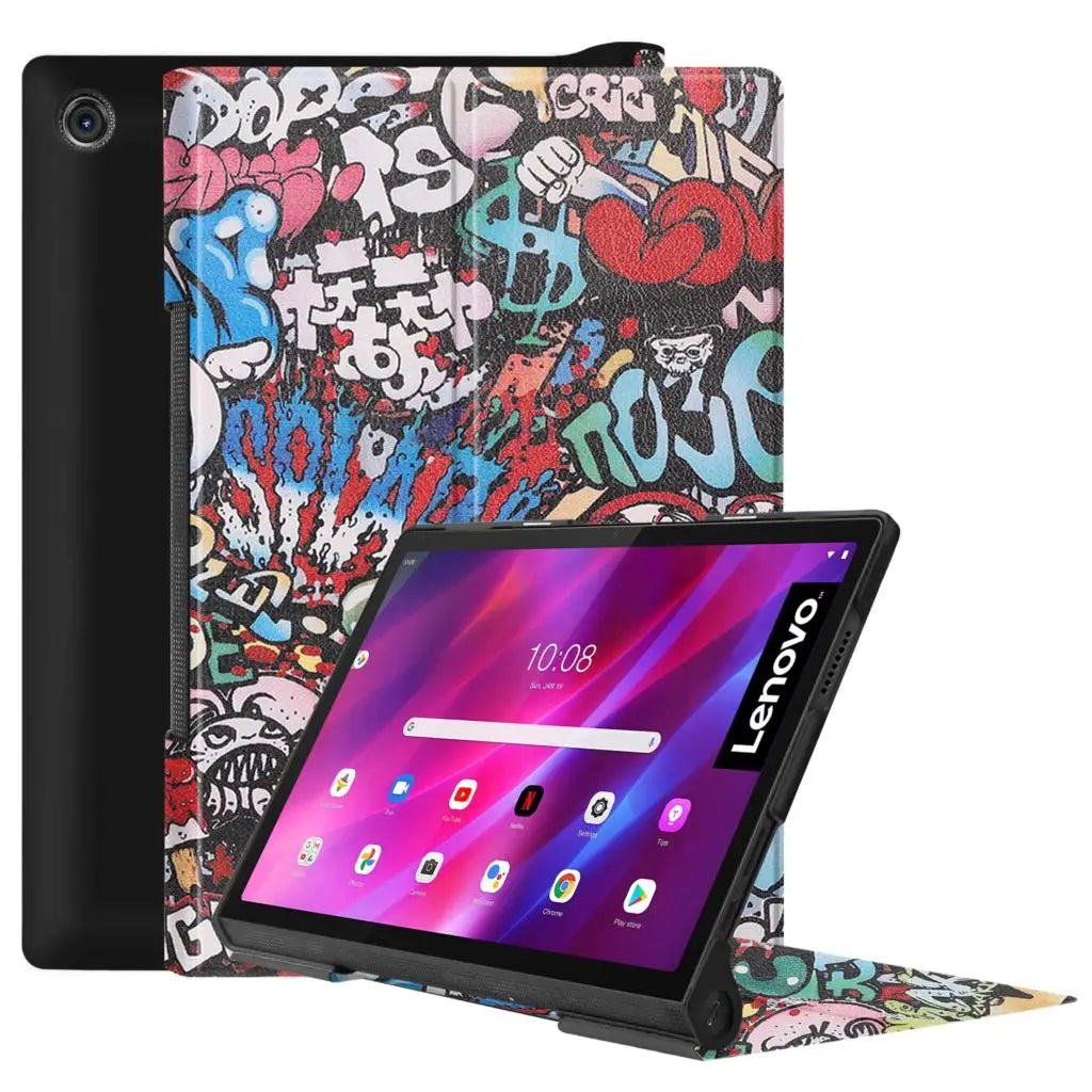 Luxury PU Leather Case For Lenovo Yoga Tab 13 11 YT-K606F YT-J706F 2021 Yoga Smart Tab  10.1 2019 YT-X705F YT-X705X Stand Cover