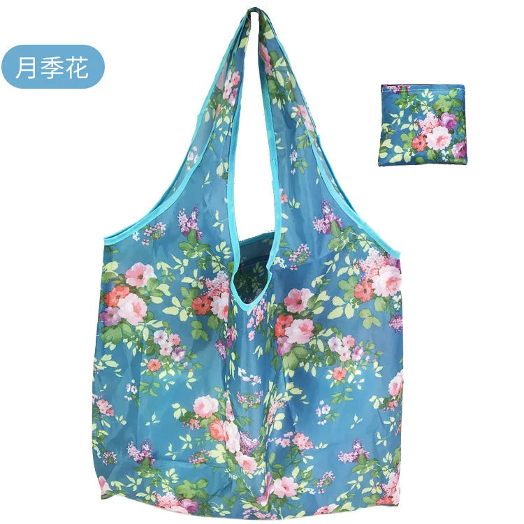 Large Shopping Bag Reusable Eco Bag Grocery Package Beach Toy Storage Bags Shoulder Shopping Pouch Foldable Tote Pouch Package