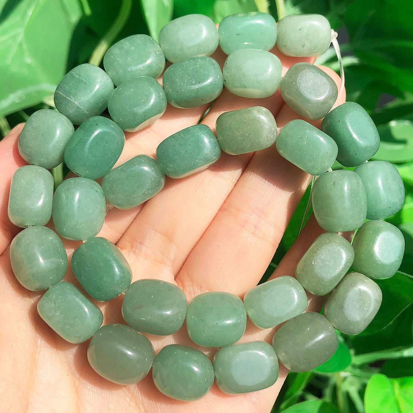 8x12mm Natural Blue Turquoises Rhodonite Amazonite Stone Beads Irregular Rectangle Bracelet Loose Beads for Jewelry DIY Making