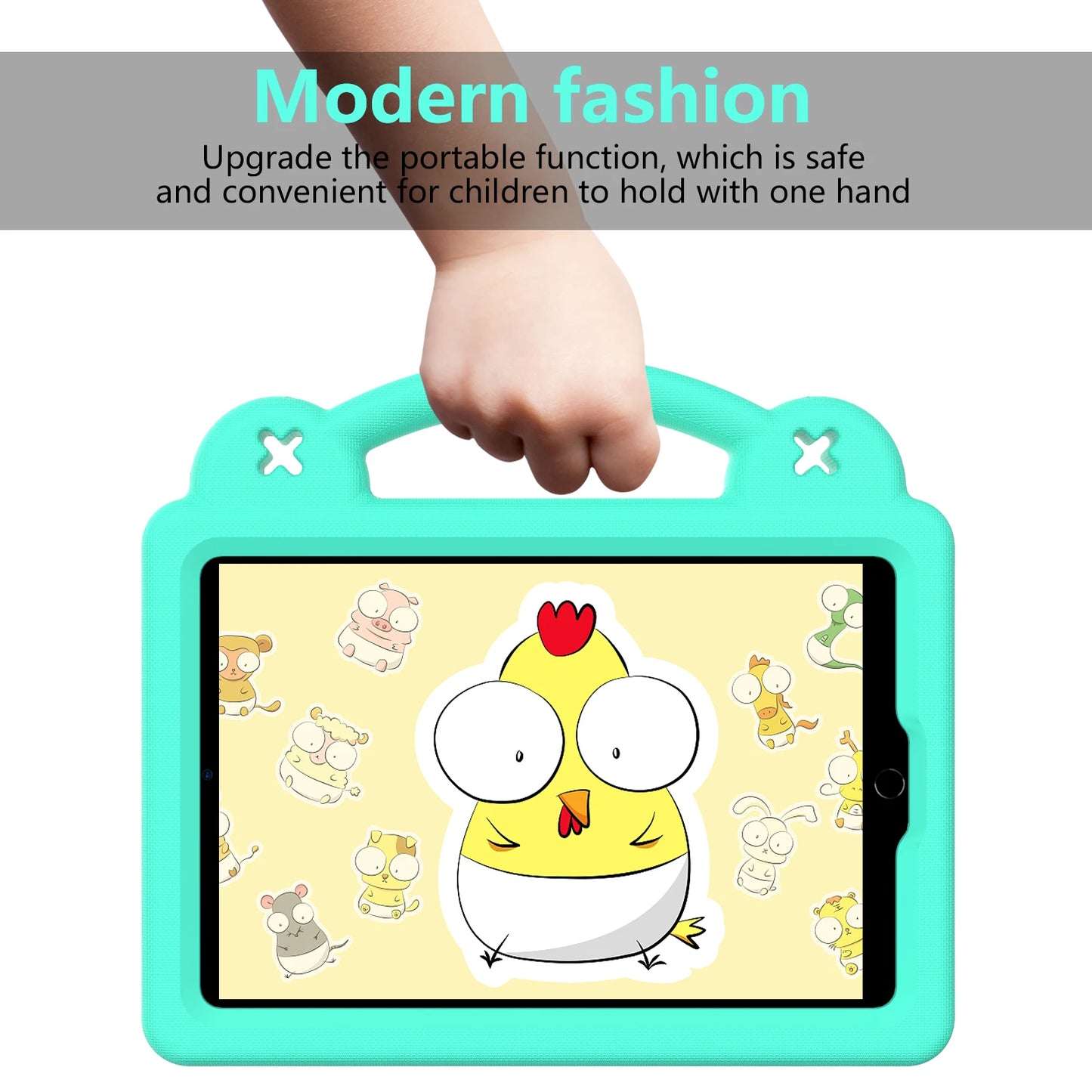 EVA Bear Stand Case For iPad 10th Air 4 5 10.9 Pro 11 10.5 9.7 2017 2018 Air 3 2 1 10.2 7-8-9th Kids Cover For Mini 1 2 3 4 5 6