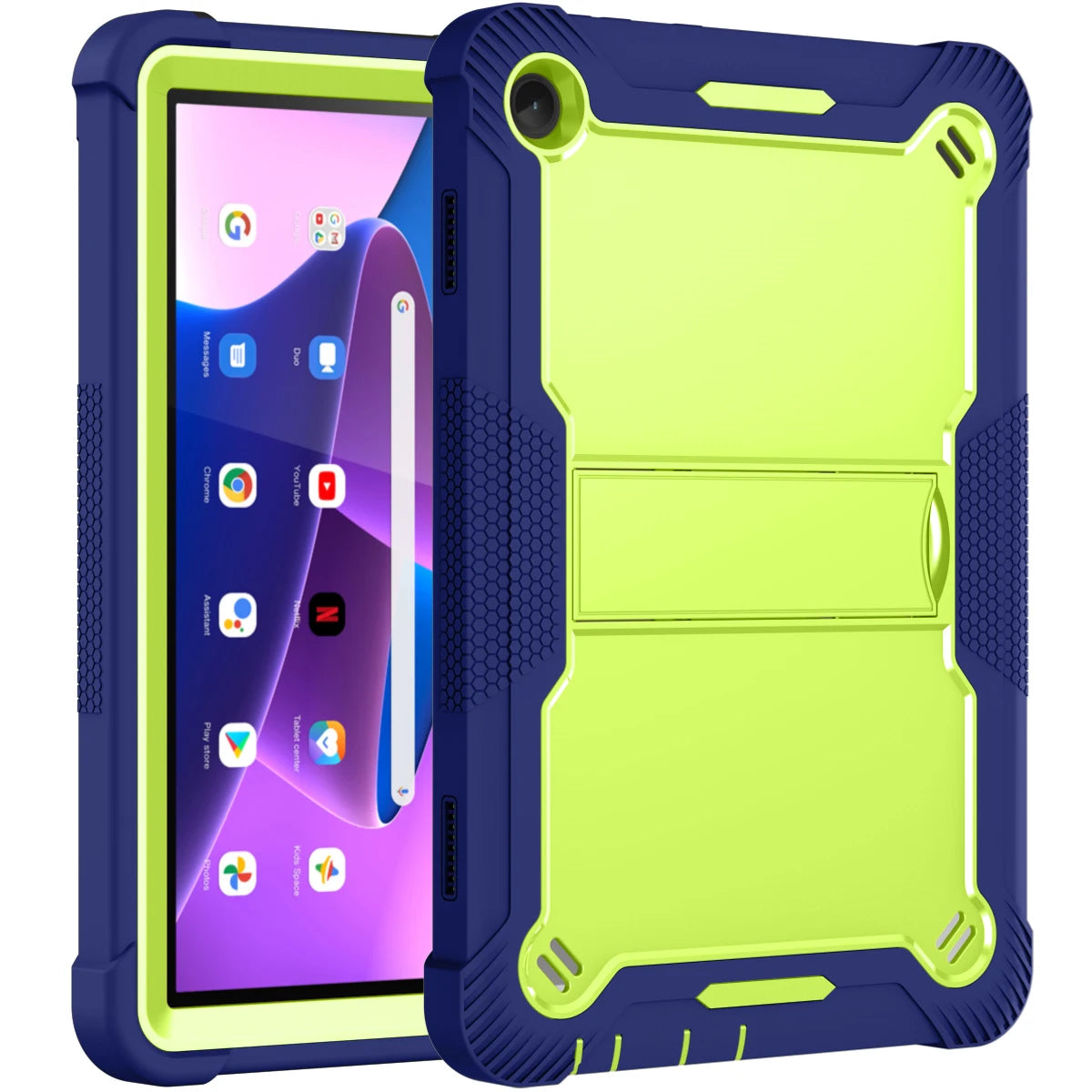 Armor Case For Lenovo Tab M10 Plus 3rd Gen 2022 10.6 TB125FU 128FU Gen3 TB328FU TB328XU HD X606F X306F Shockproof Stand Cover