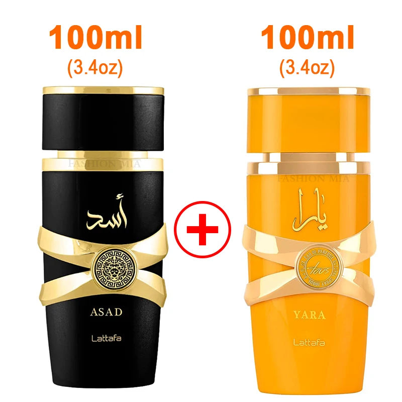 100ml Original Yara Perfume Hombre Arabia High Quality Luxurious Long Lasting Yara Moi Perfumes for Men&Women Christmas Gift