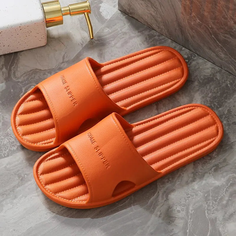 Feslishoet Spring Ladies Footwear Flat New Summer Women Indoor Home Slippers Non Slip Slides Bathroom House Shoes