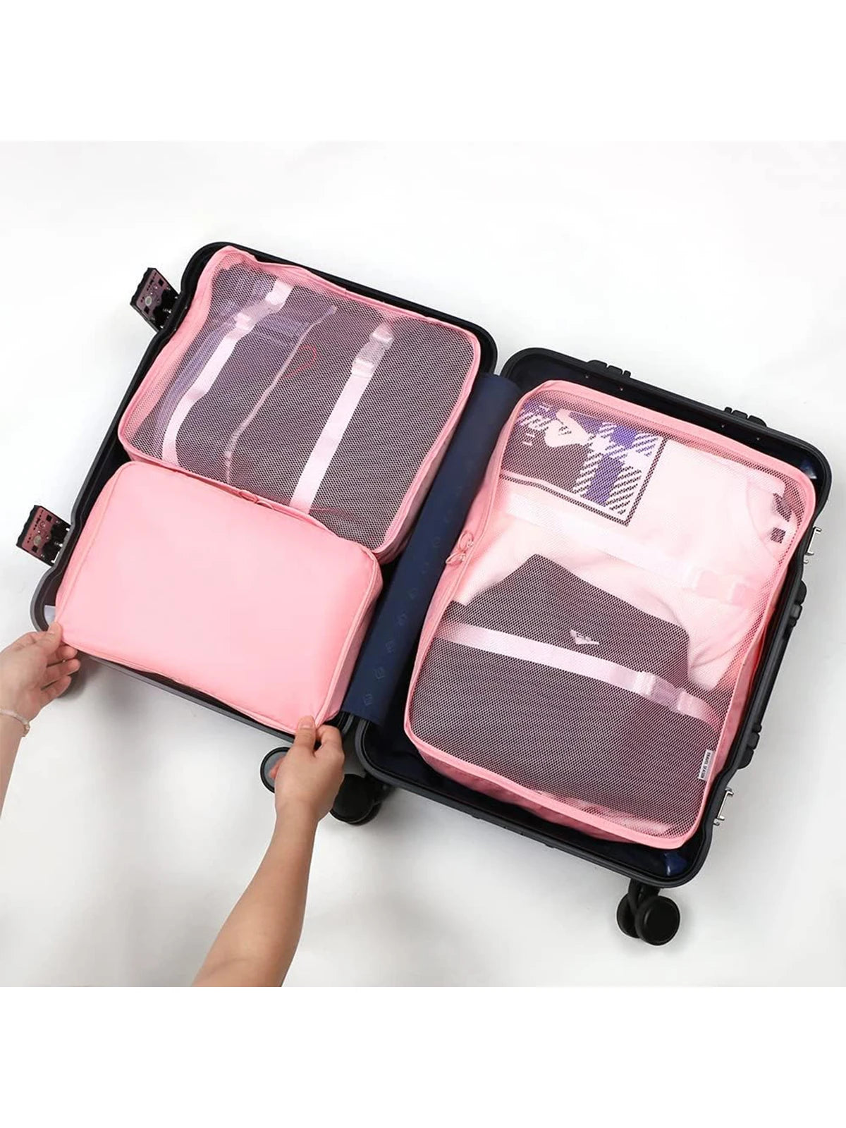 8pcs Travel Storage Bags Portable Travel Suitcases Organizer Travel Bag For Luggage Organizer Clothes Shoes Bag Digital bag