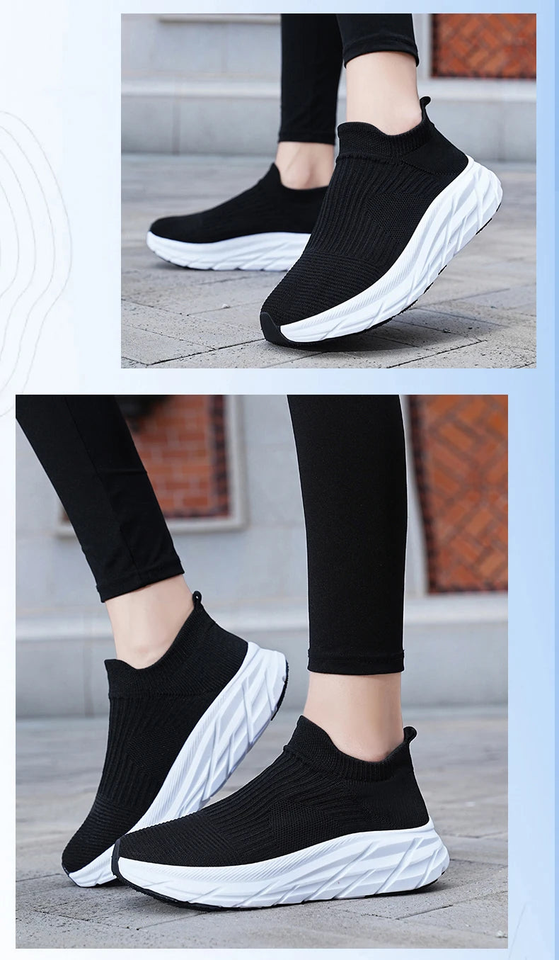 Designer Women Sock Shoes Tenis Feminino Flannel Socks Sneakers Women Spring Autumn Platform Shoes Zapatillas Mujer Basket Femme