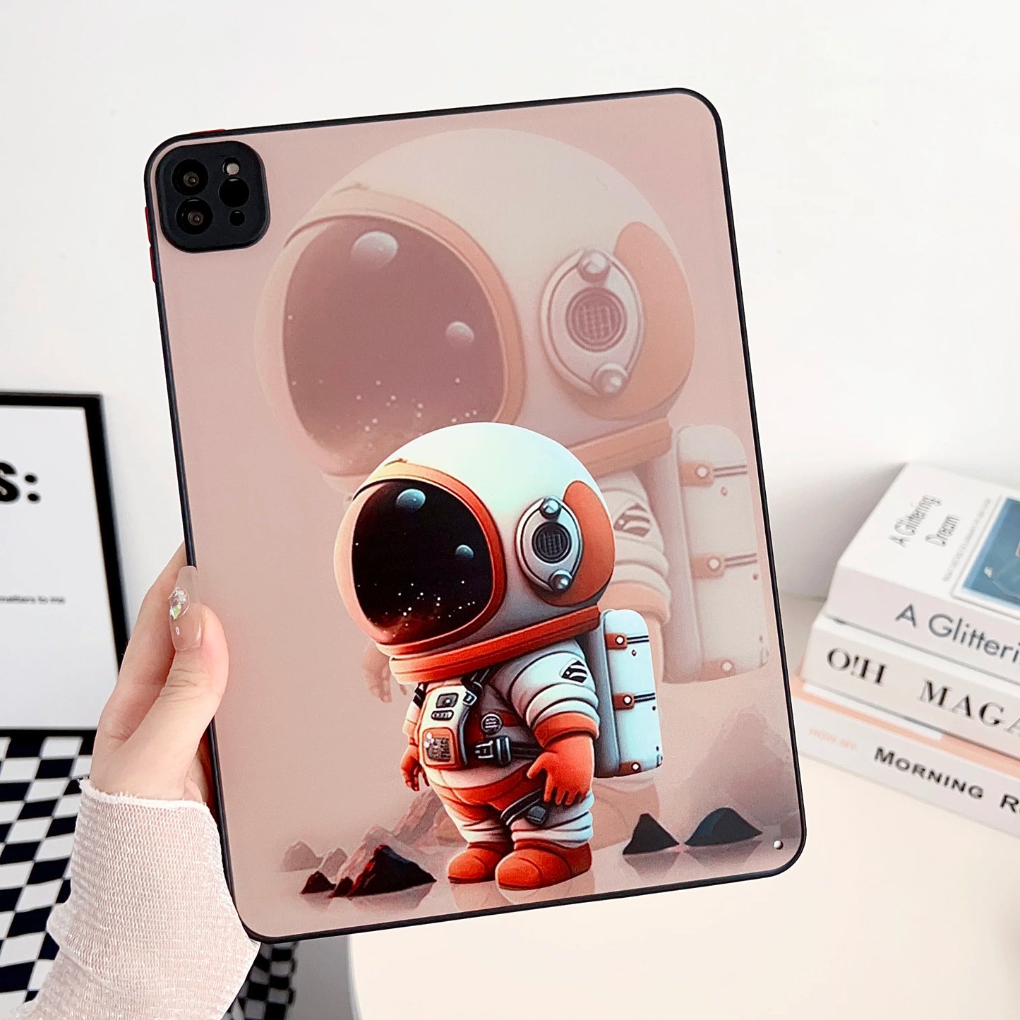 Case Universal For iPad Pro 12.9 2022 2021 2020 2018 6th 5th 4th 3rd Generation Cute Funda Printed Cover PC TPU Protective Shell