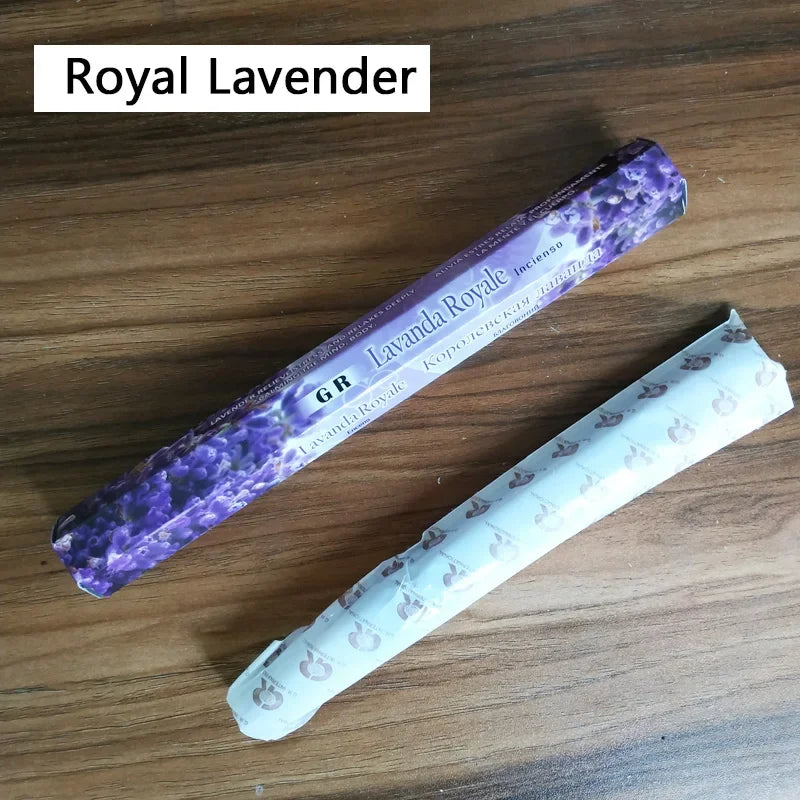 Y Indian Incense Sticks Royal Lavender OUDH Sage Smudge Incense 20pcs/box Meditation Aromatherapy Cense Small Business Supplies