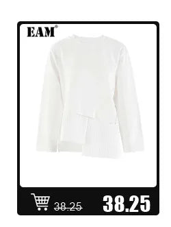 [EAM] High Elastic Waist Linen Dot Embroidery Wide Leg Long Pants New Trousers Women Fashion Tide Spring Autumn 2025 1DJ1548